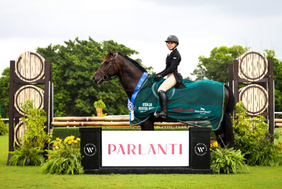 Brooklyn Castellano & Chillas Z, winners of the $2,500 USHJA National Hunter Derby (Hunt & Go). © Cassidy Klein