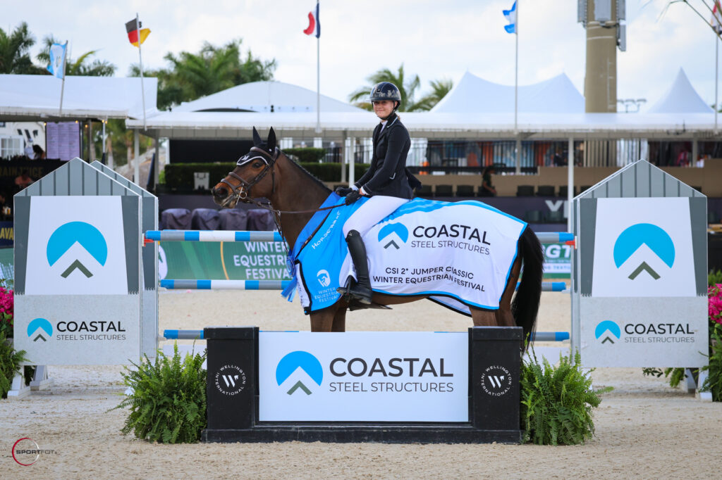 presentation; CSI2 Coastal Steel Structures 1.45m; 3955, ZARINA DE VIDAU, PHILIPPA AMMANN; Sportfot